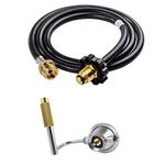 5 Feet Propane Hose Adapter with Coleman Regulator C001, Replacement for Coleman Roadtrip Grills, and Other Portable Appliances