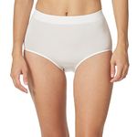 Wacoal Women's B-Smooth Brief Panty, White, Small