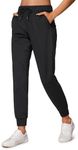 CRZ YOGA Women's Stretch Drawstring Sweatpants Joggers Trousers Casual Travel Pants with Pockets - 28" Black 6