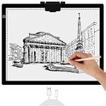 A3 Light Box for Drawing Elice Portable Adjustable Brightness Led Light Pad Tracing Light Board with Type-C Cable for Artists Drawing，Diamond Painting，Stencilling,Sketching,Animation,X-ray Viewing