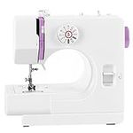 Mini Sewing Machine Sewing Machine for Beginners with 12 Built-In Stitches Handheld Electric Sewing Machine for Girls Kids, Adjustable Speed & Great for Beginners, Purple