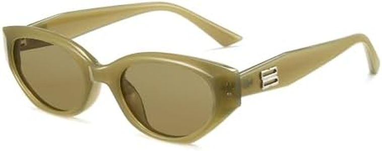 Cyxus Small Cateye Sunglasses for Women UV Protection Fashion Ultralight PC Frame Ladies Shades 1147