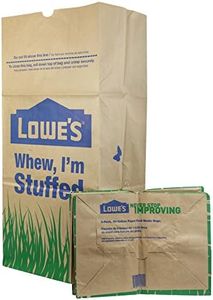 Lowe's 30 Gallon Heavy Duty Brown Paper Lawn and Refuse Bags for Home and Garden (10 Count), Large (LOWESLL)