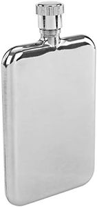 Southern Homewares Ultra Thin Slim Premium Stainless Steel Flask 1.5-Ounces Chrome