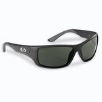 Flying Fisherman Triton Polarized Sunglasses, Matte Black Frame, Smoke Lenses