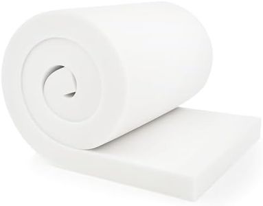 Vicatiful High-Density Upholstery Foam Padding (5" x 24" x 72") ，Memory Foam for Couch Seat Cushion Replacement, Chair Foam, Square Padding for Seats