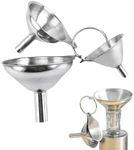 3 Sizes Stainless Steel Funnels Kit