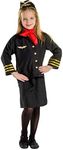 Dress Up America Flight Attendant Costume For Kids - Stewardess Costume Set For Girls