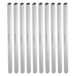 CoCud Square Tool Bit, 8mm x 8mm x 200mm, High Speed Steel 4241 Turning Tool Fly Cutter Mill Blank - (Applications: for Lathe Milling Machine), 10-Pieces