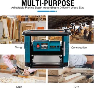 KATSU 1850W Thicknesser, 330mm Planer – Powerful Woodworking Tool