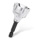 PLATINUMEDGE Deburring External Chamfer Tool, YG8 Carbide Blade, Deburring Drill Bit, Remove Burr Tools, Quick Release 1/4inch Hex Shank, Repairing Damaged Bolts, Fits for 1/8”-3/4” (3mm-19mm)