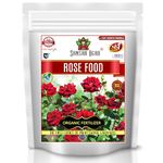 Sansar Agro® Rose Food, Essential Organic Fertilizer for Rose Plants, Double Filtered with All Required Nutrients and Active Micro-Organism for heavy Flowering (400 gm)