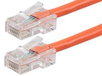 Monoprice Cat5e Ethernet Patch Cable - 15 Feet - Orange, RJ45, Stranded, 350Mhz, UTP, Pure Bare Copper Wire, 24AWG - Zeroboot Series