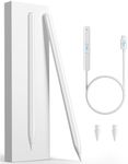 Minibesky iPad Pencil 2nd Generation with Magnetic Wireless Charging,With Apple Pencil Magnetic Charger,Compatible with iPad 6/7/8/9/10,iPad Pro 11 in 1/2/3/4,iPad Pro 12.9 in 3-6th,iPad Air,iPad Mini