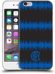 Head Case Designs Officially Licensed Inter Milan Audio Wave Graphics Soft Gel Case Compatible with Apple iPhone 6 / iPhone 6s