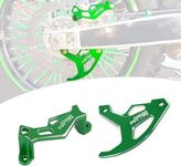 JFG RACING Dirt Bike Rear Brake Disc Guard Caliper Guard,CNC Motorcycle Brake Disc Caliper Guards for KX250F 04-18/KX450F 06-18/KX250 19-21/KX450 19-21/KLX450R 08-18