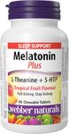 Webber Naturals Melatonin Plus, 1.5 mg of Melatonin with L-Theanine & 5-HTP, 40 Chewable Tablets, For Sleep Support, Vegan