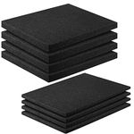 8 Pcs Packing Foam Sheets Customizable Polyurethane Foam Pad 0.5 Inch 1 Inch Thick Polyurethane Foam Sheet Black Foam Padding for Packing and Crafts Moving (16 x 12 x 0.5 Inch, 16 x 12 x 1 Inch)