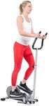 Sunny Health & Fitness Magnetic Standing Elliptical with Handlebars - SF-E3988, Grey