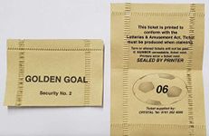 5 SETS OF GOLDEN GOAL FIRST SCORE FUNDRAISING FOOTBALL CARD TICKETS CHARITY