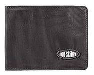 Big Skinny Men's Slimline Bi-Fold Slim Wallet, Black