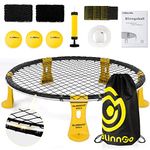 Mookis Blinngoball Outdoor Games Set Includes Playing Net, Competition Net, 3 Balls, Drawstring Bag, Ball Pump with 1 Needle, Rules and more