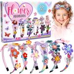 CITSKY Best Gifts for 6-Year-Old Girls: Craft Kits for Kids 6-12 | Fashion Girls Hair Accessories Making Set | That Allows Girls to Make Their Own Unique DIY Flower Hair Accessories