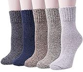 5 Pack Womens Wool Socks Winter War