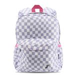 J World New York Unisex Kid's Oz School Backpack, Lavender Checkers, One Size