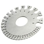 Stainless Steel SWG Wire Gauge Measure Wire Thickness & Sheet Steel SWG & MM