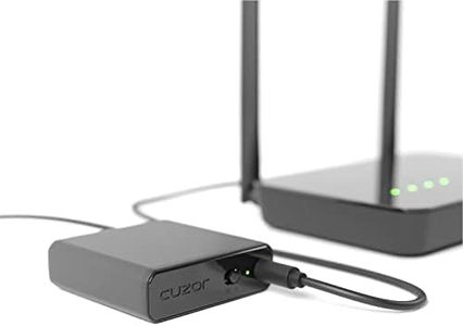 Cuzor Mini UPS for Jio Fiber & Airtel Xtreme Routers | Power Backup Upto 5 Hours | UPS for 12V WiFi routers Upto 2.5A | 2x2900 mAh Batteries | UPS for uninterrupted Wi-Fi | Portable UPS | WiFi UPS