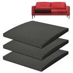 HAVARGO Couch Cushion Support for Sagging Seat, Couch Supports for Sagging Cushions, High Density Foam Sofa Cushion Support Dark Grey Set of 3