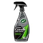 Turtle Wax Hybrid Solutions Ceramic Spray Coating, High Shine Car Wax, Offers Durable Paint Protection, Extreme Water Beading Action, Safe for Glass, Wheels, Trim and More, 473ml (Pack of 1)