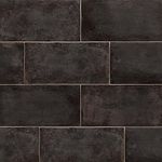 Bedrosians Vivace Matte Porcelain Floor & Wall Tile 9" x 18", Caviar (10-Pack, 10.87 SF)