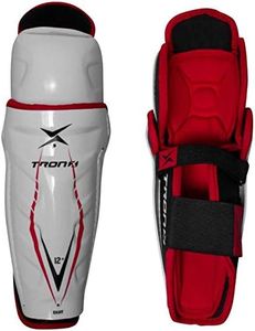 TronX Force Junior Ice Hockey Shin Guards (11 Inch - 4'4" - 4'8")