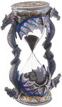 Design Toscano Death's Door Dragon Gothic Decor Statue Hourglass Sand Timer, 15 cm, Polyresin, Full Color