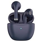 WATCHEM Wireless Earbuds TWS Earphones, 5.0 Bluetooth in-ear headphones, IPX5 Waterproof, TWS Bluetooth Earphones, Fast Charging Case, AI supported (Blue)