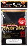 KMC Standard Sleeves (80 Sleeves, Hyper Mat Black)