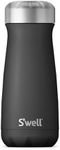 S'well Stainless Steel Traveler - Triple-Layered Vacuum-Insulated Travel Mug Keeps Coffee, Tea and Drinks Cold and Hot - BPA-Free Water Bottle, Onyx