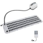 Bubble Bath Mat Electric Portable Spa Bathtub Non-Slip Mat Waterproof Full Body Massager with Suction Cup Bottom Adjustable Bubble Bath Thermal Massager Machine