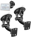 Pixelman 2Pcs Backup Camera Monitor Mount (for 4.3/5 in),Enhanced Rear View Monitor Mount Adjustable Car Reverse Camera Monitor Bracket Backup Camera Display Monitor Windshield Suction Cup Holder