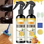 Ouhoe Beeswax Spray Furniture Polish, 2024 New Beeswax Spray for Wood Floors, Natural Micro-Molecularized Beeswax Spray for Furniture, Tables, Cabinets (2 Pcs)