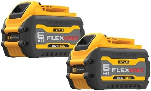 DEWALT 20V MAX* Batteries, Premium, 6.0-Ah, 2-Pack (DCB606-2)