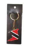 Trinidad & Tobago Country Shape Flag Metal Keychain New