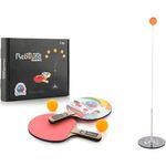 BELOXY Table Tennis Trainer Toys for Kids & Adults | Rebound Rackets and Balls Base Training Practice Set | Outdoor Indoor Games for Boys & Girls (Multi)