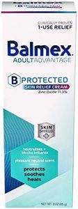 Balmex Adult advantage protects skin relief Cream provides a moisture barrier that protects, soothes and helps heal irritated, chapped and chafed skin in sensitive areas of the body