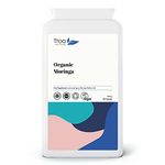 Troo Organic Moringa Oleifera Supplement - 1000mg Per Serving 120 Capsules - Pure Moringa Leaf Powder Rich in Vitamins & Amino Acids - Suitable for Vegans