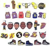 MAIHUO 30 Pcs Basketball Shoe Charm