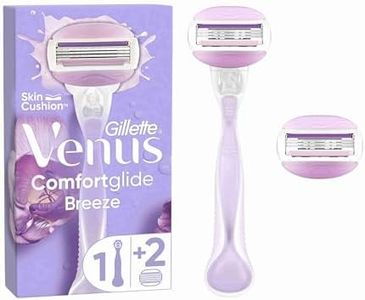 Venus Gillette ComfortGlide Breeze Máquinilla de Depilación Para Mujer + 2 Cuchillas de Recambio, 3 Venus Recambios Para Una Depilación Suave, Apurada Y Duradera (el embalaje puede variar)