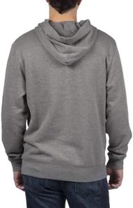 Top of the World Men's Standard Fleece Pullover Hoodie, Graphite Heather, Large